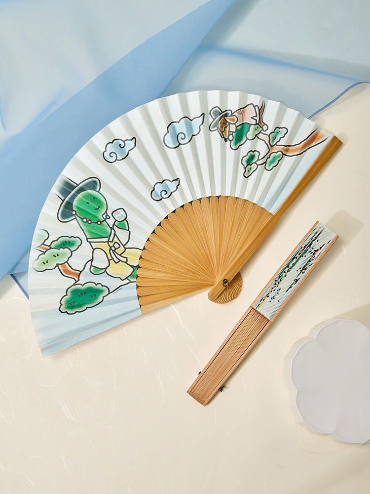 JOGUMAN FOLDING FAN SOUVENIR
