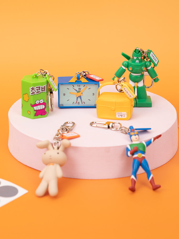 랜덤 스퀘어 짱구는 못말려 미니어쳐 키링