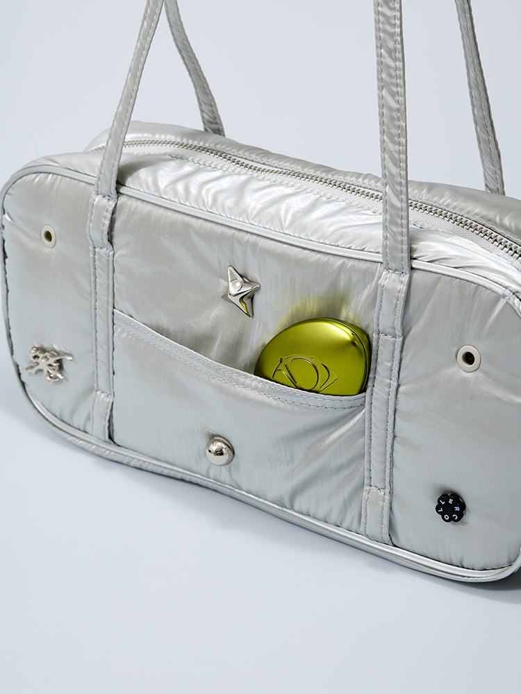 [coller aespa edition] COLLER BAGUETTE BAG PEARL GRAY