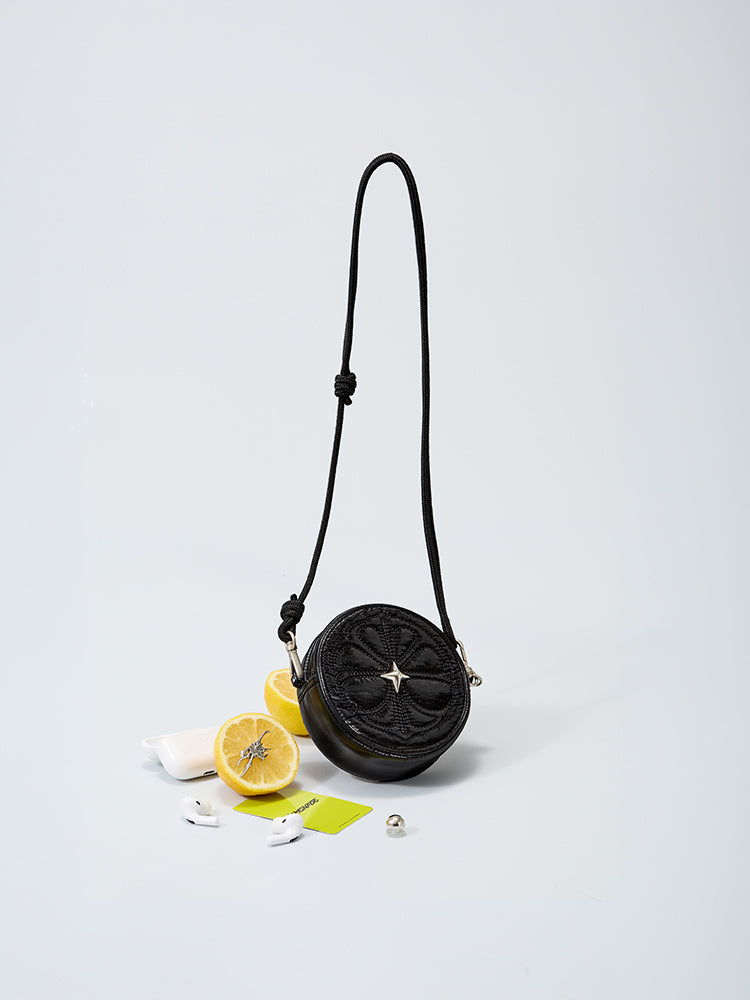 [coller aespa edition] LEMONADE KEYRING BAG ONYX BLACK