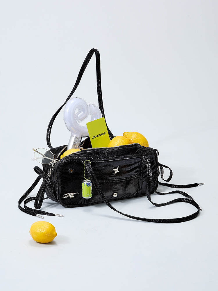 [coller aespa edition] COLLER BAGUETTE BAG ONYX BLACK