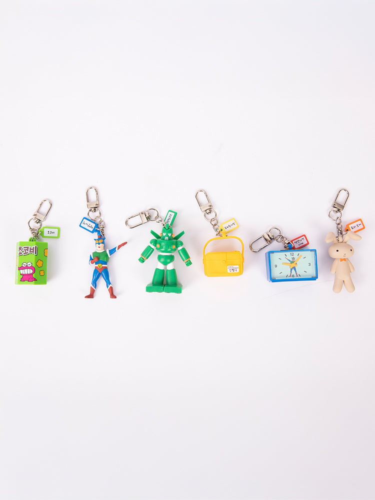 랜덤 스퀘어 짱구는 못말려 미니어쳐 키링