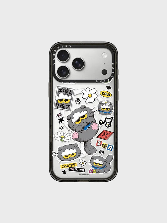 [1월 중 재입고 예정] ZO&FRIENDS X CASETiFY ZOA 스티커 케이스 (iPhone 17 Pro Max)
