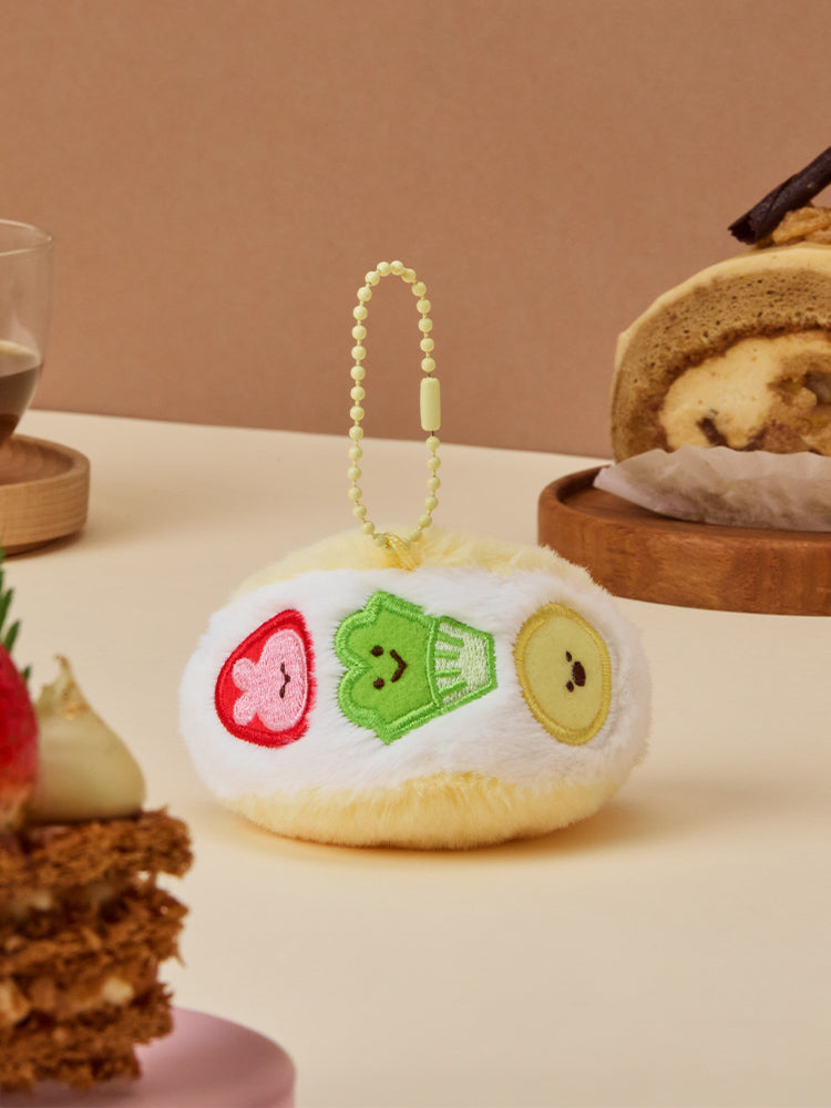 라인프렌즈 미니니 디저트카페 후르츠산도 인형 키링