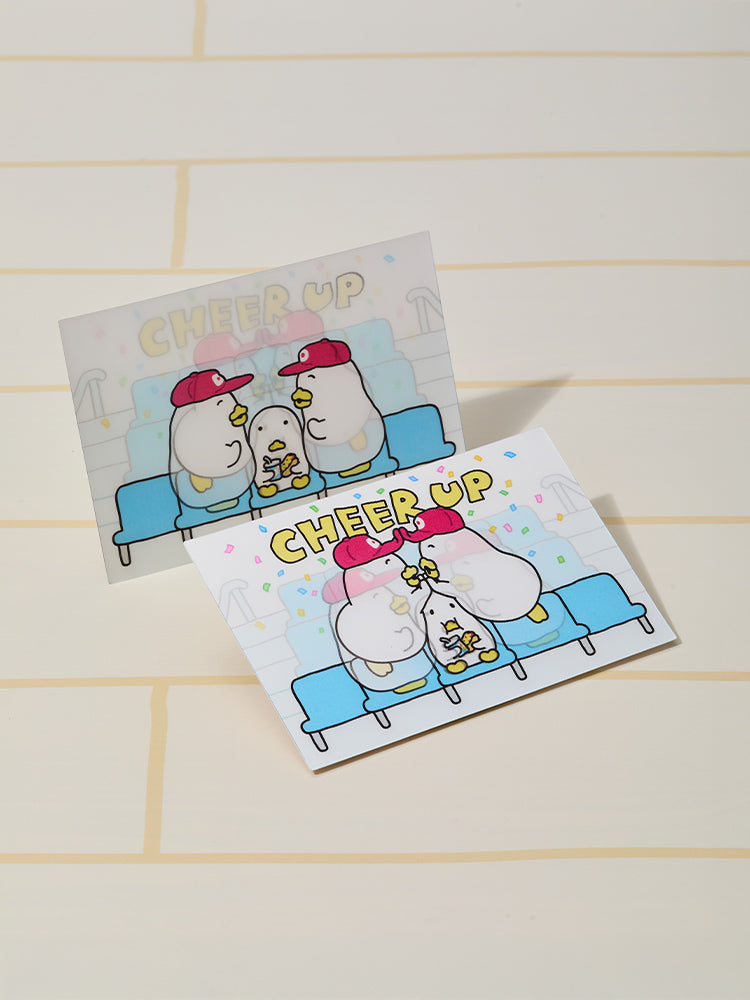 두햄빠! 두기 응원 렌티큘러 엽서