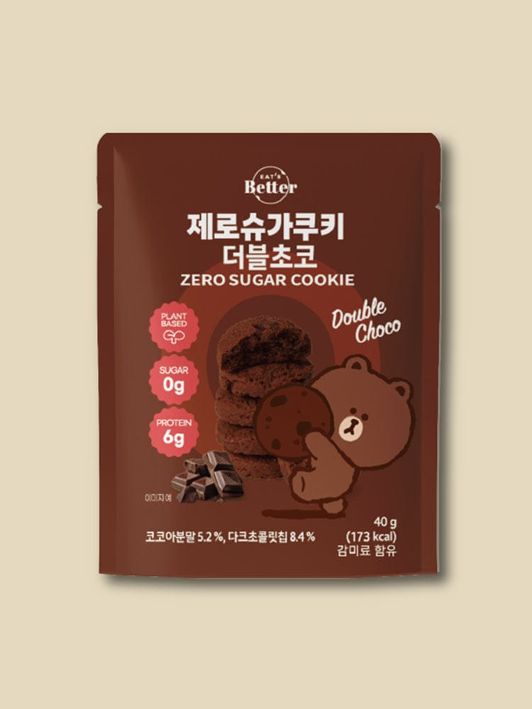 LINE FRIENDS LIVING_ 더블초코 쿠키 제로슈가쿠키