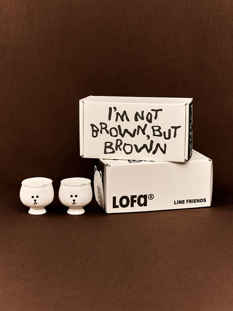 LOFA Seoul X BROWN 소주잔 세트