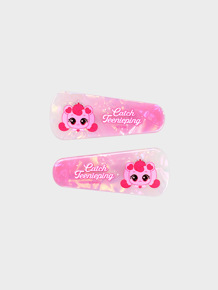 캐치티니핑 시즌6 홀로그램 앞머리 집게핀