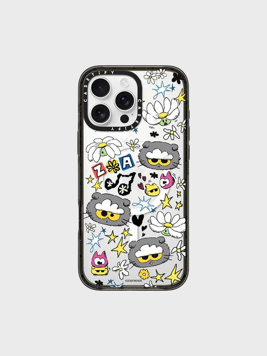 ZO&FRIENDS X CASETiFY 스티커 케이스 (iPhone 16 Pro Max)