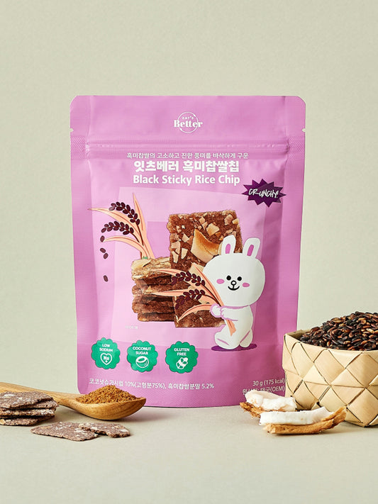 LINE FRIENDS BLACK RICE CHIP