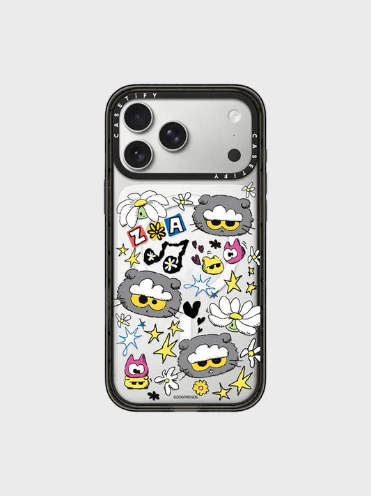 ZO&FRIENDS X CASETiFY 스티커 케이스 (iPhone 17 Pro Max)