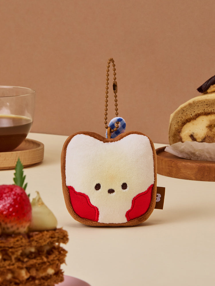 라인프렌즈 미니니 디저트카페 브니니 잼 토스트 인형 키링