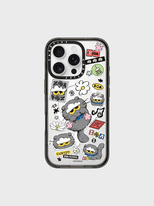 ZO&FRIENDS X CASETiFY ZOA Sticker Case (iPhone 16 Pro)
