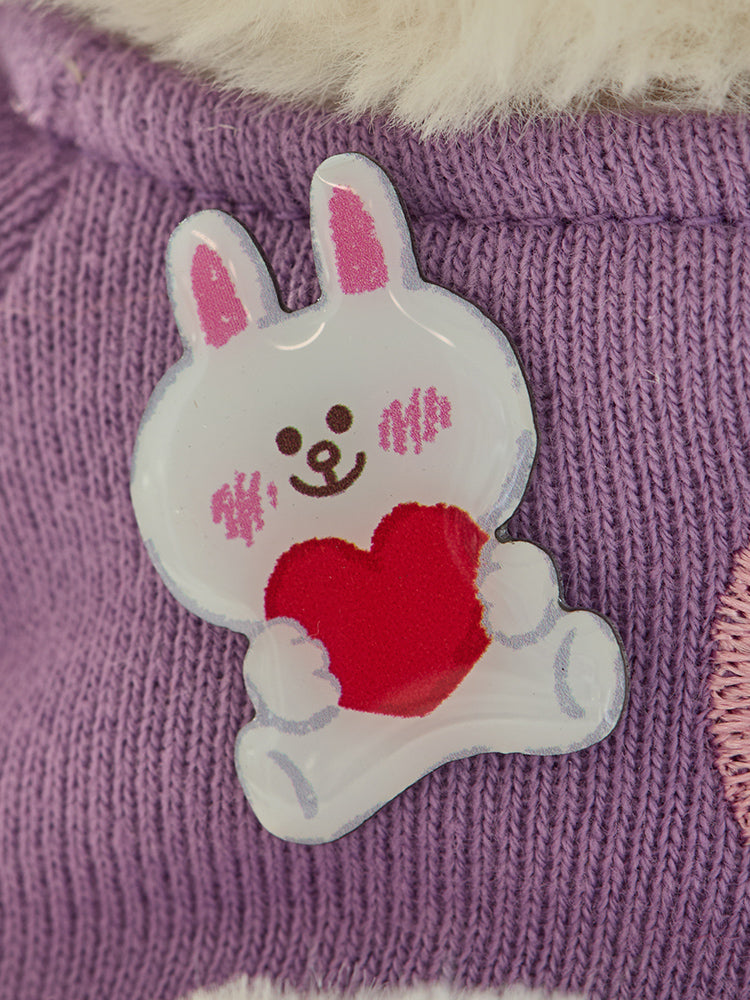 LINE FRIENDS CONY METAL PIN BADGE 15TH ANNIVERSARY