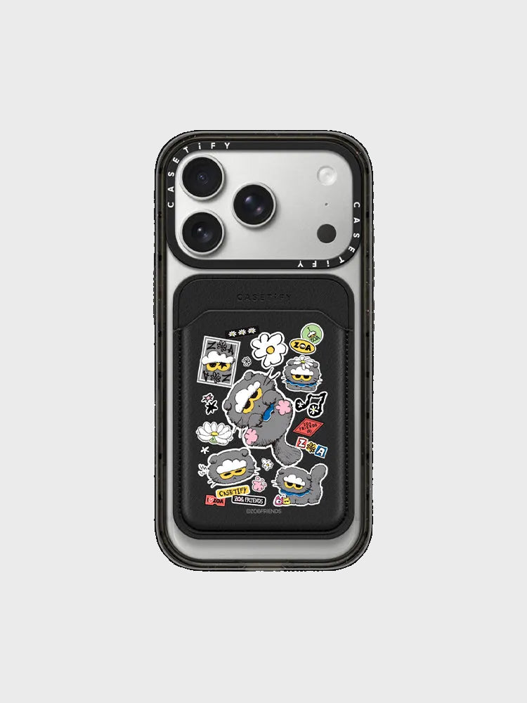 ZO&FRIENDS X CASETiFY ZOA Snappy MagSafe Wallet (Black)