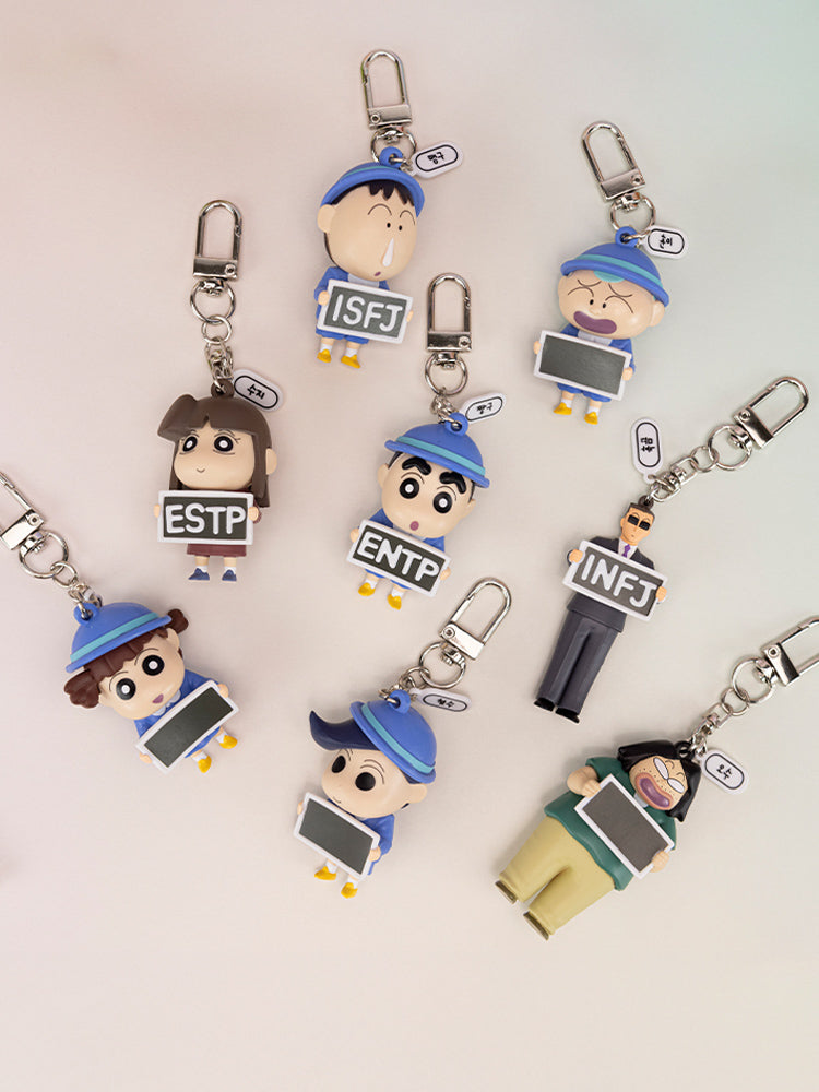 랜덤 스퀘어 짱구는 못말려 MBTI 피규어 키링