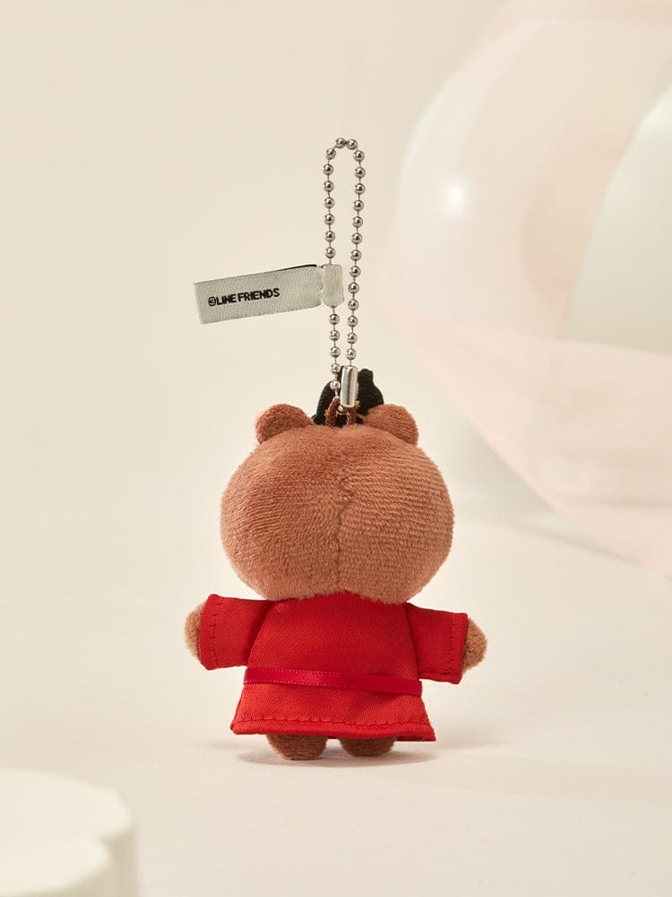 LINE FRIENDS KEYRING_ 임금 브라운 라인프렌즈 브라운 K-수베니어 임금 인형 키링