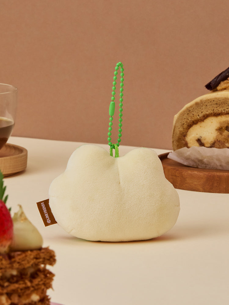 라인프렌즈 미니니 디저트카페 레니니 메론빵 인형 키링