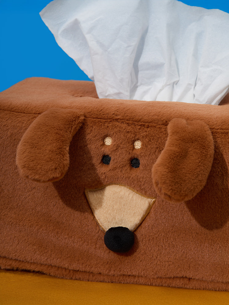 JOGUMAN WOODY PLUSH TISSUE CASE HERO