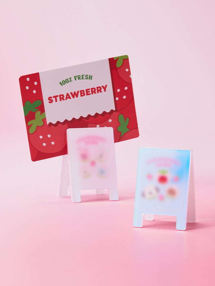 BT21 OFFICE_ 아크릴 멀티 클립 BT21 딸기 파티 랜덤 아크릴 멀티 클립 (1개입)