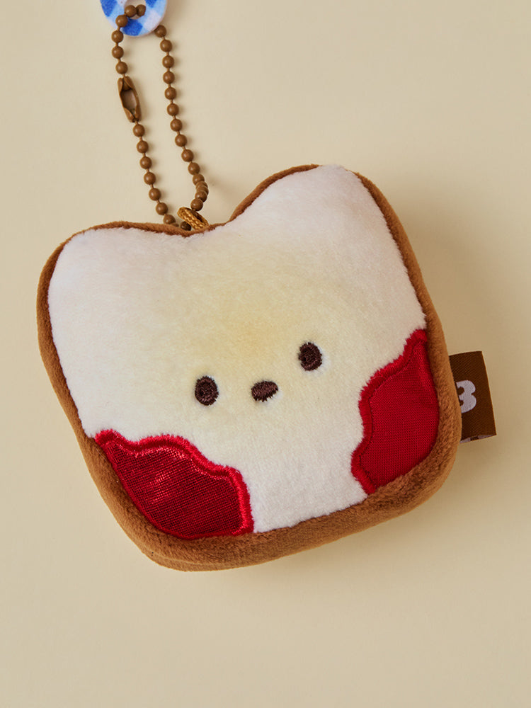 라인프렌즈 미니니 디저트카페 브니니 잼 토스트 인형 키링