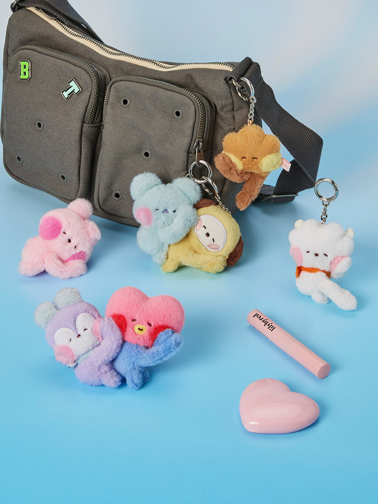BT21 mini minini MAGNET PLUSH KEYRING HUG ME