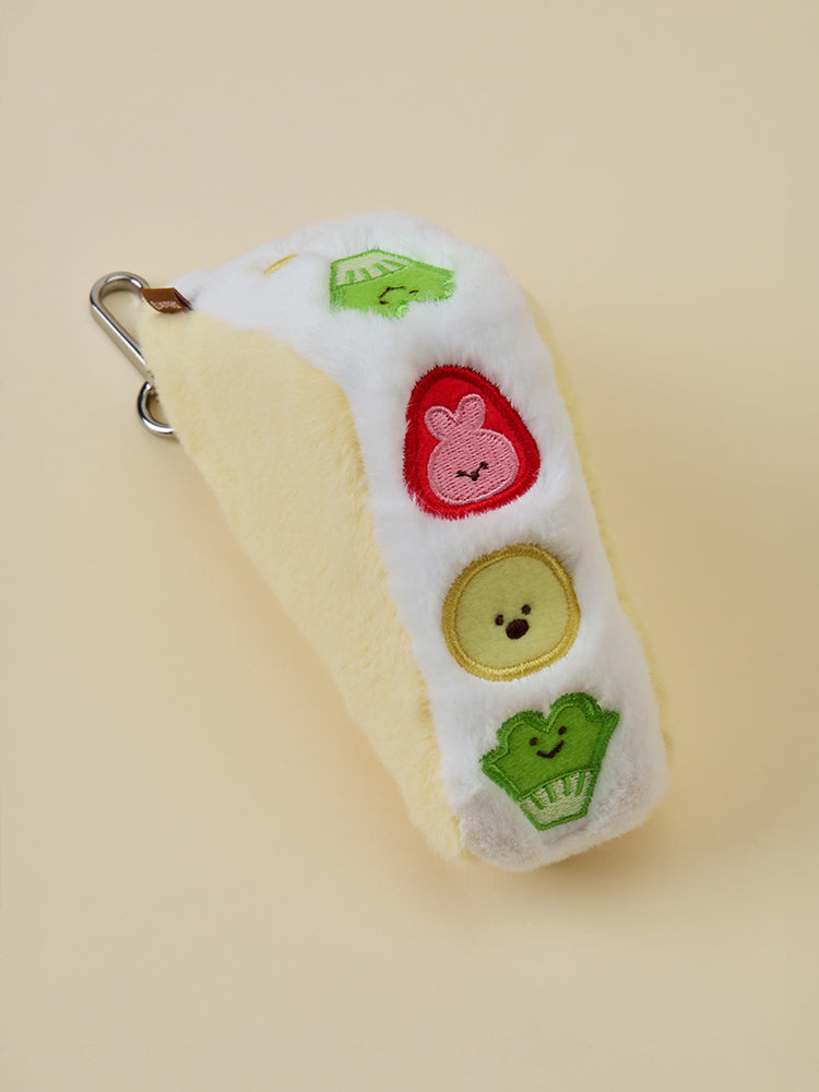 라인프렌즈 미니니 디저트카페 후르츠산도 파우치