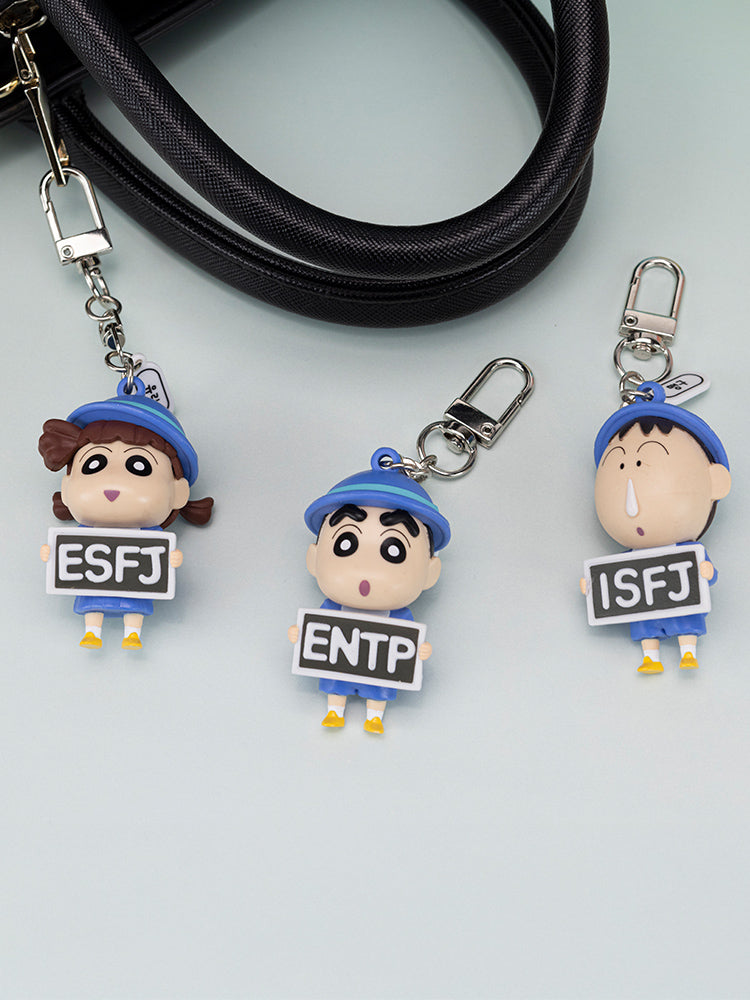 랜덤 스퀘어 짱구는 못말려 MBTI 피규어 키링