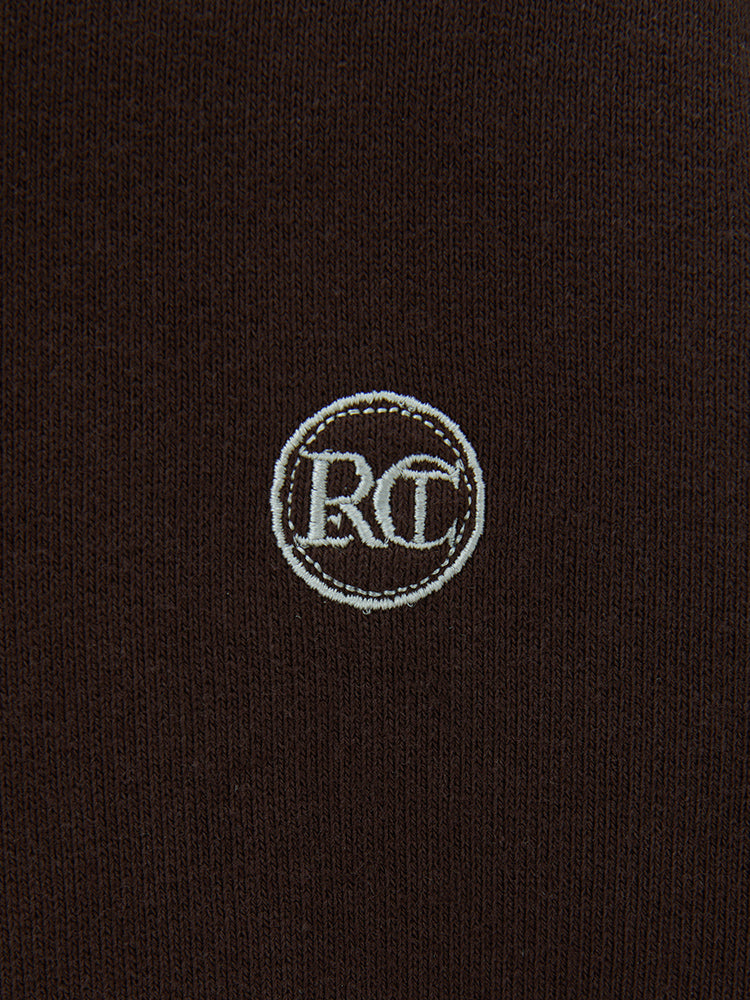 RECTO X BROWN LLEGE LOGO SWEATSHIRT (BROWN)