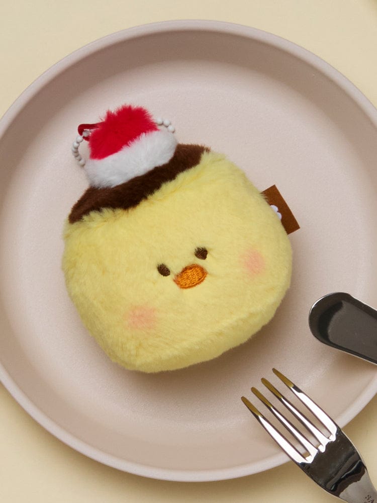 LINE FRIENDS minini selini PUDDING PLUSH KEYRING DESSERT CAFE