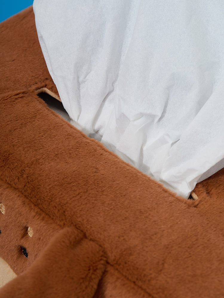 JOGUMAN WOODY PLUSH TISSUE CASE HERO