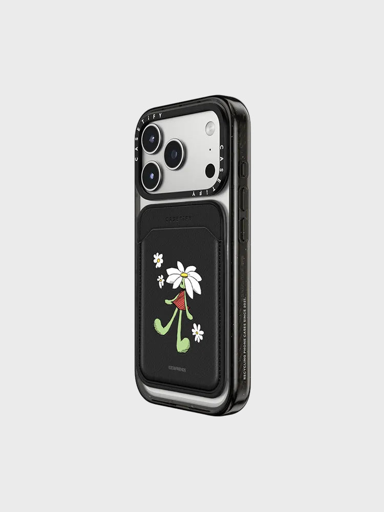 ZO&FRIENDS X CASETiFY A&NE Snappy MagSafe Wallet (Black)