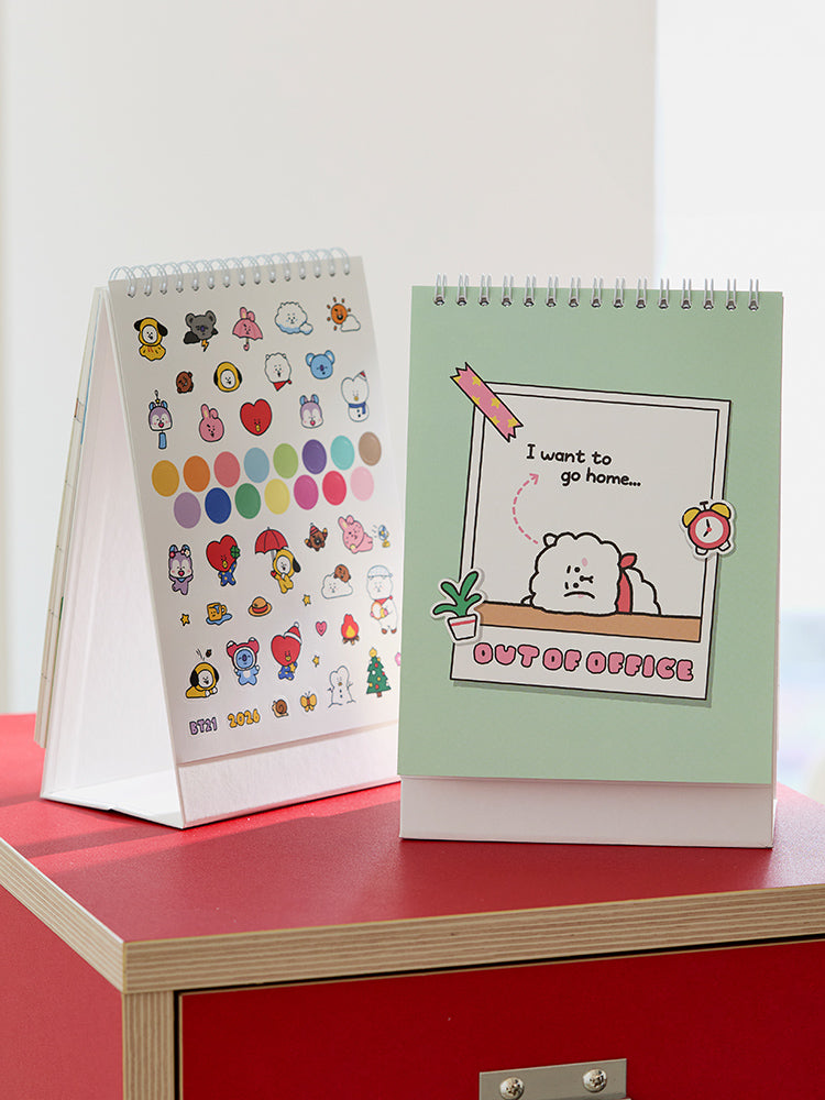 BT21 2026 탁상 캘린더