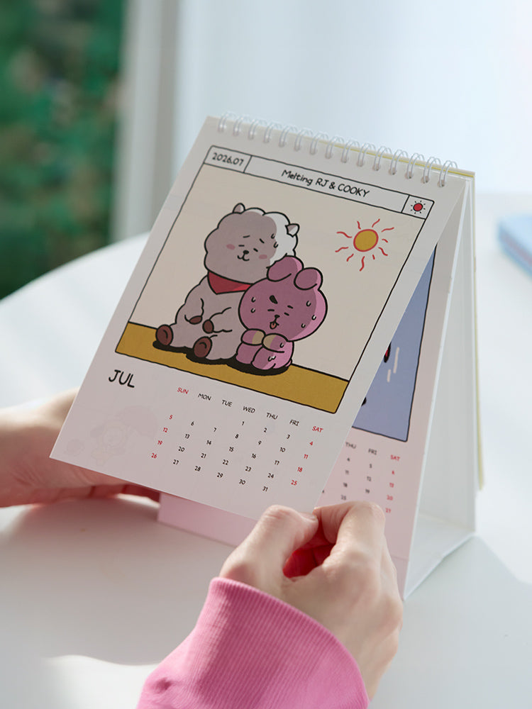 BT21 2026 탁상 캘린더