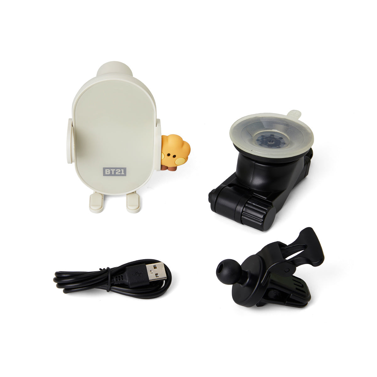 BT21 SHOOKY minini WIRELESS CAR CHARGER
