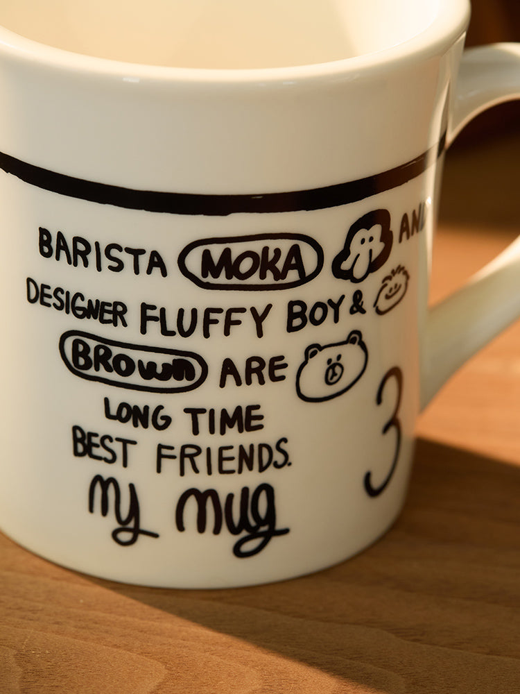 카멜 X 라인프렌즈 머그컵