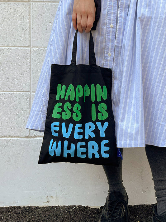 O,LD! HAPPINESS TOTE BAG (BLACK)