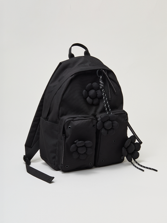 꼴레 코듀라 백팩 (M) 쉐이드 블랙