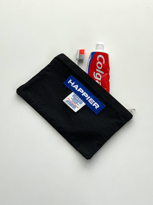 O,LD! HAPPIER LABEL POUCH (BLACK)