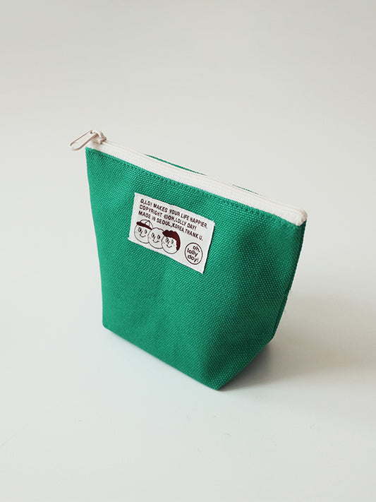 O,LD! TRIANGLE POUCH (GREEN)