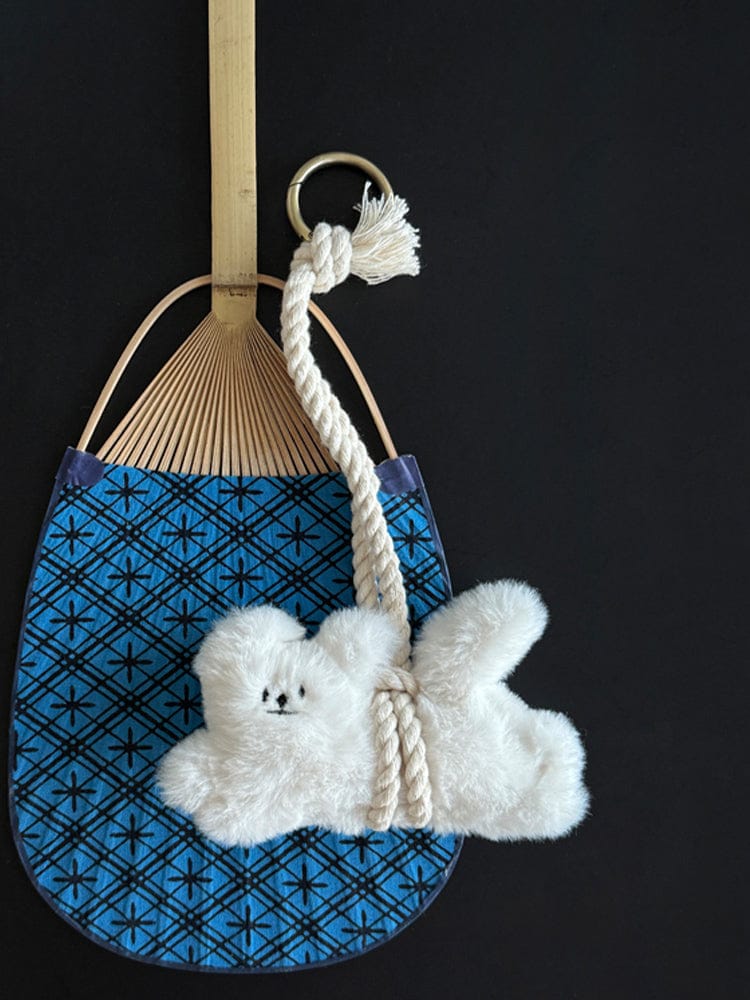 AB FAB KEYRING_ 에이비 페브 액막이 강아지 참 키링 (백설기)