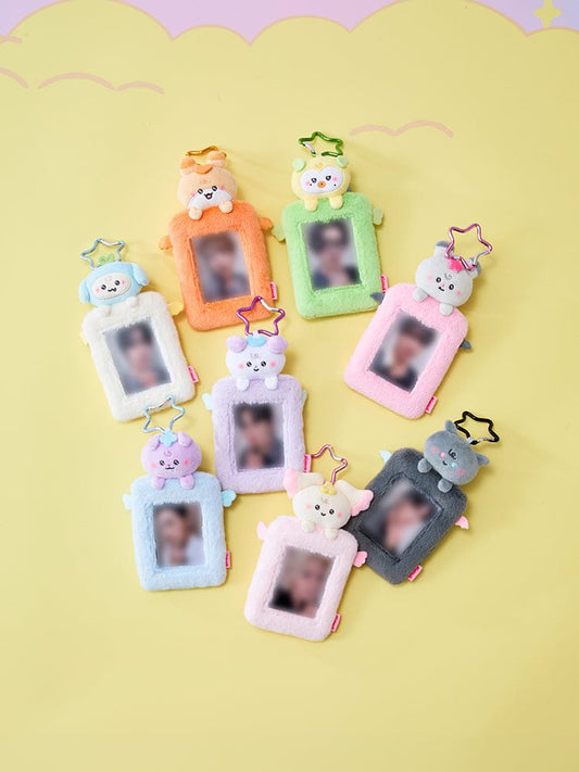 ATEEZ MIGHTEEZ KEYRING_ 마이티즈 베이비 원더룸 인형 포토 카드 홀더 키링