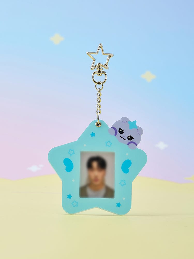 ATEEZ MIGHTEEZ KEYRING_ 사니요 마이티즈 원더룸 ID 포토 홀더 키링