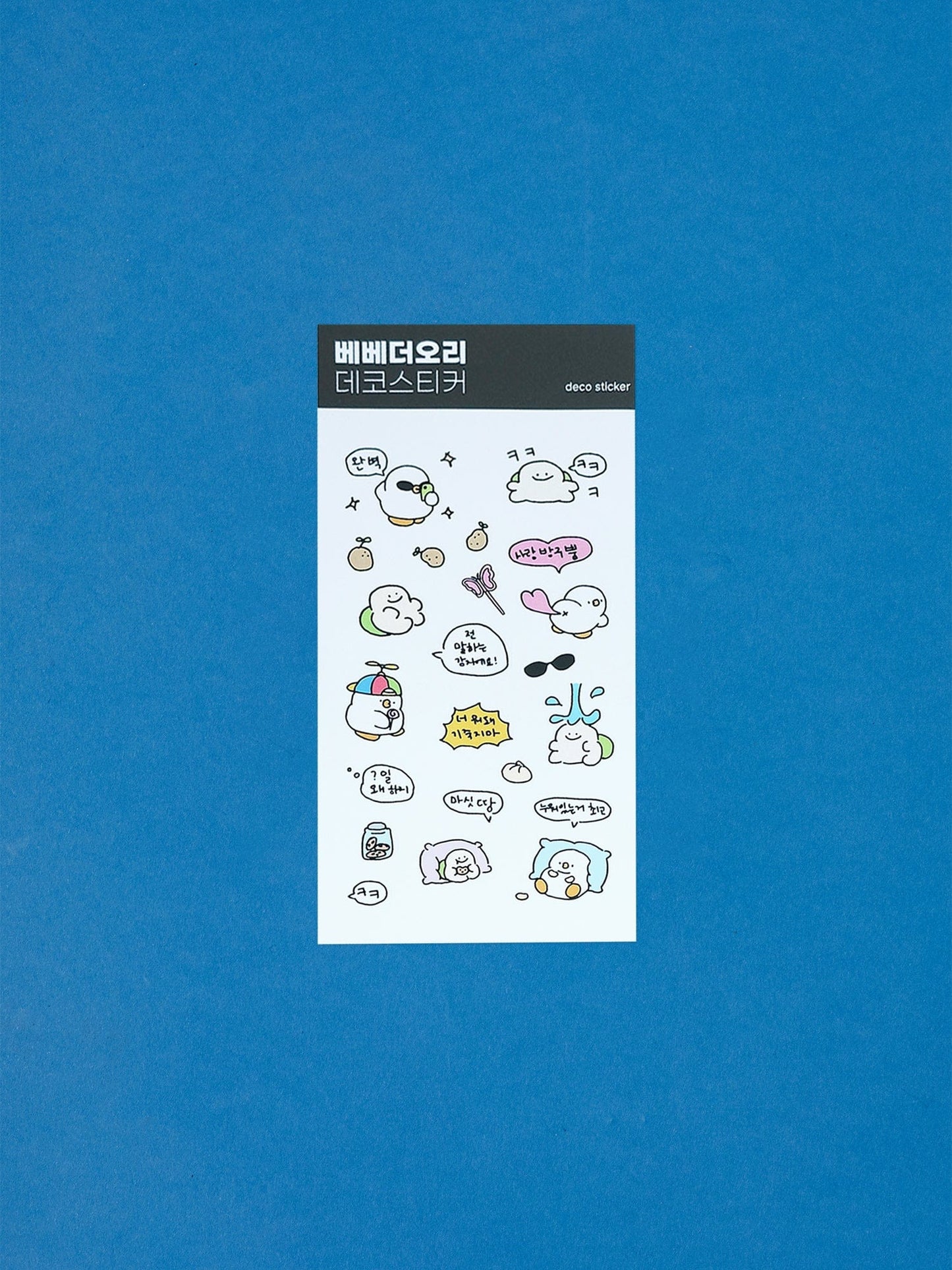 BEBE THE ORI STICKER/CARD VER.1 베베더오리 판 스티커