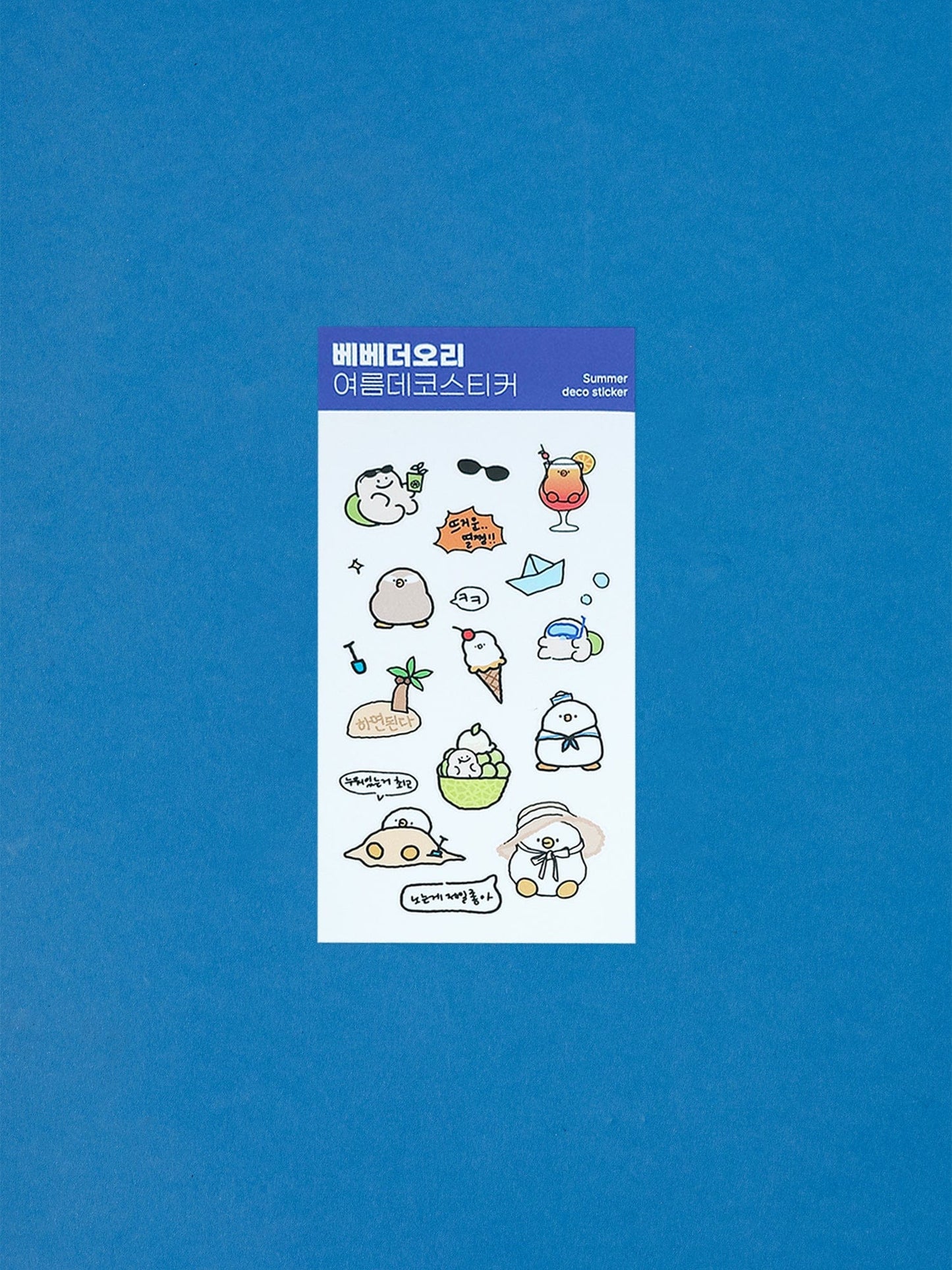 BEBE THE ORI STICKER/CARD VER.3 베베더오리 판 스티커