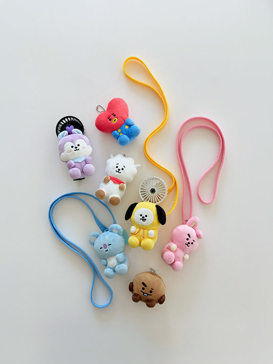 BT21 TRAVEL 2WAY 인형 홀더 키링