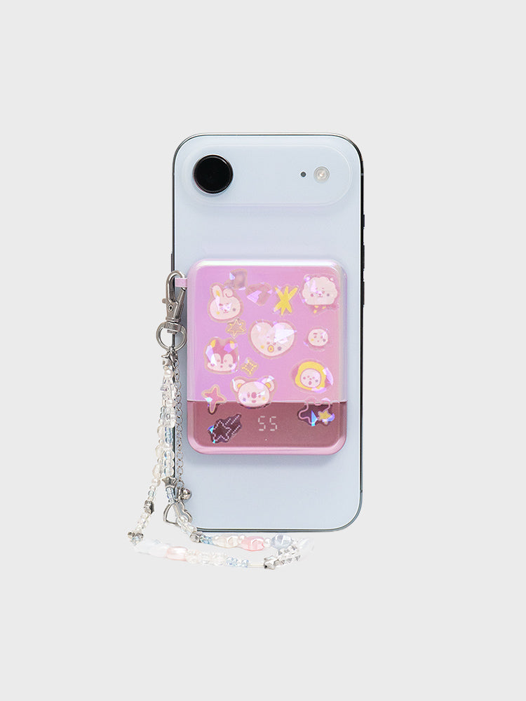 BT21 5K 마그네틱 보조베터리 (The Journey Pink)