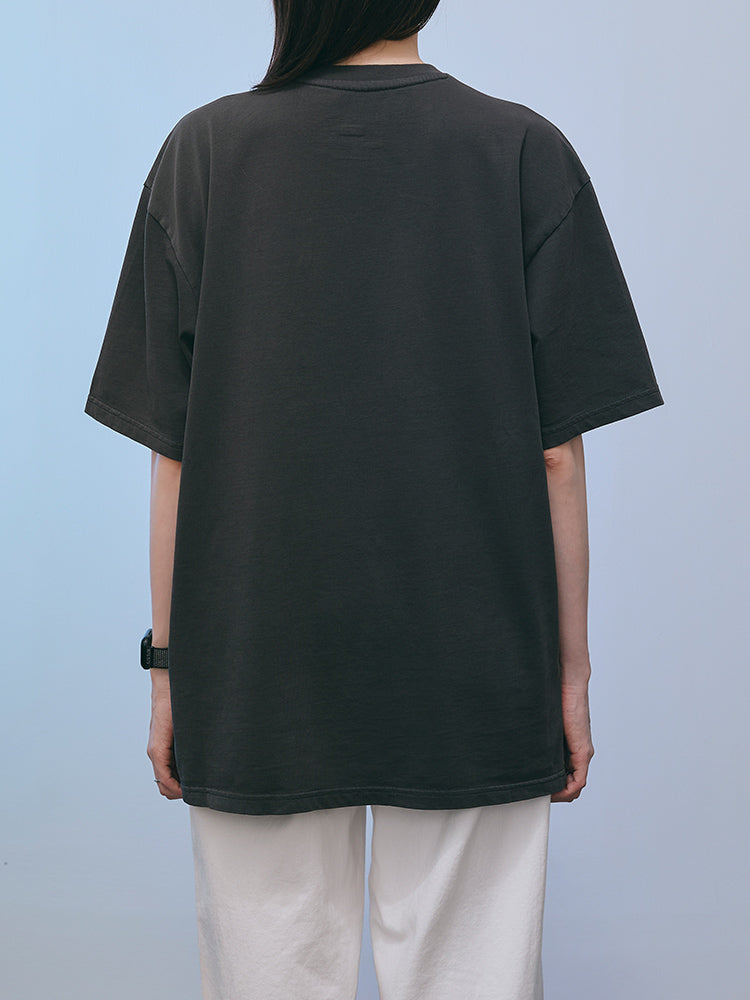 BT21 APPAREL_ BT21 밴드 반소매 티셔츠 (블랙)