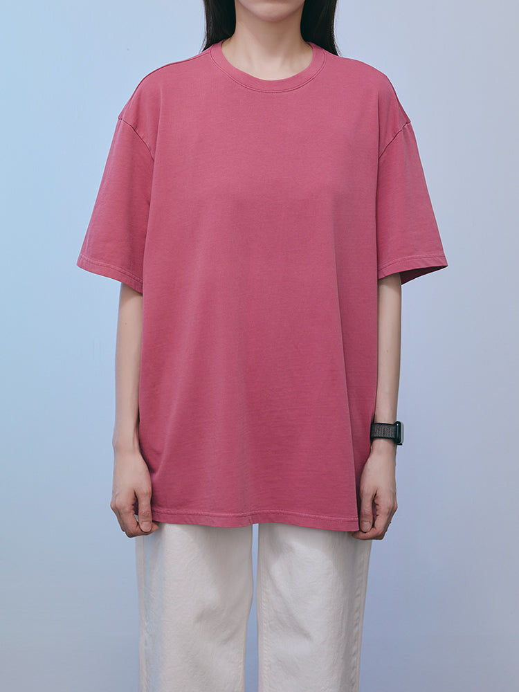 BT21 APPAREL_ BT21 밴드 반소매 티셔츠 (마젠타 핑크)