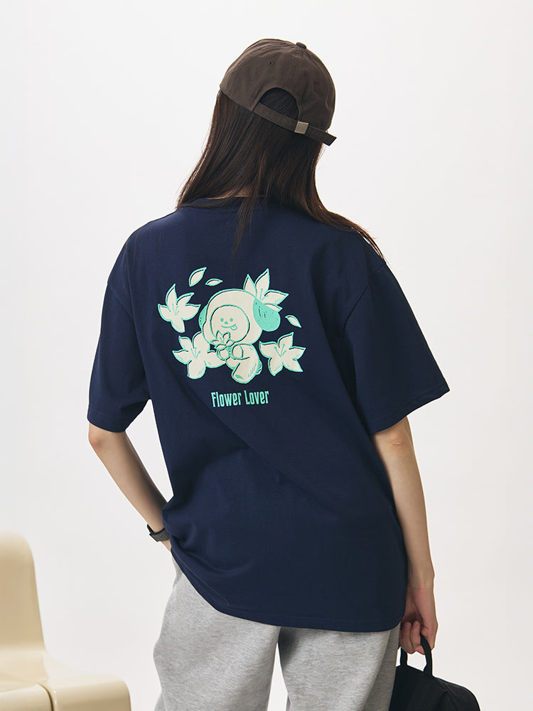 BT21 APPAREL_ BT21 CHIMMY 베이직 반소매 티셔츠